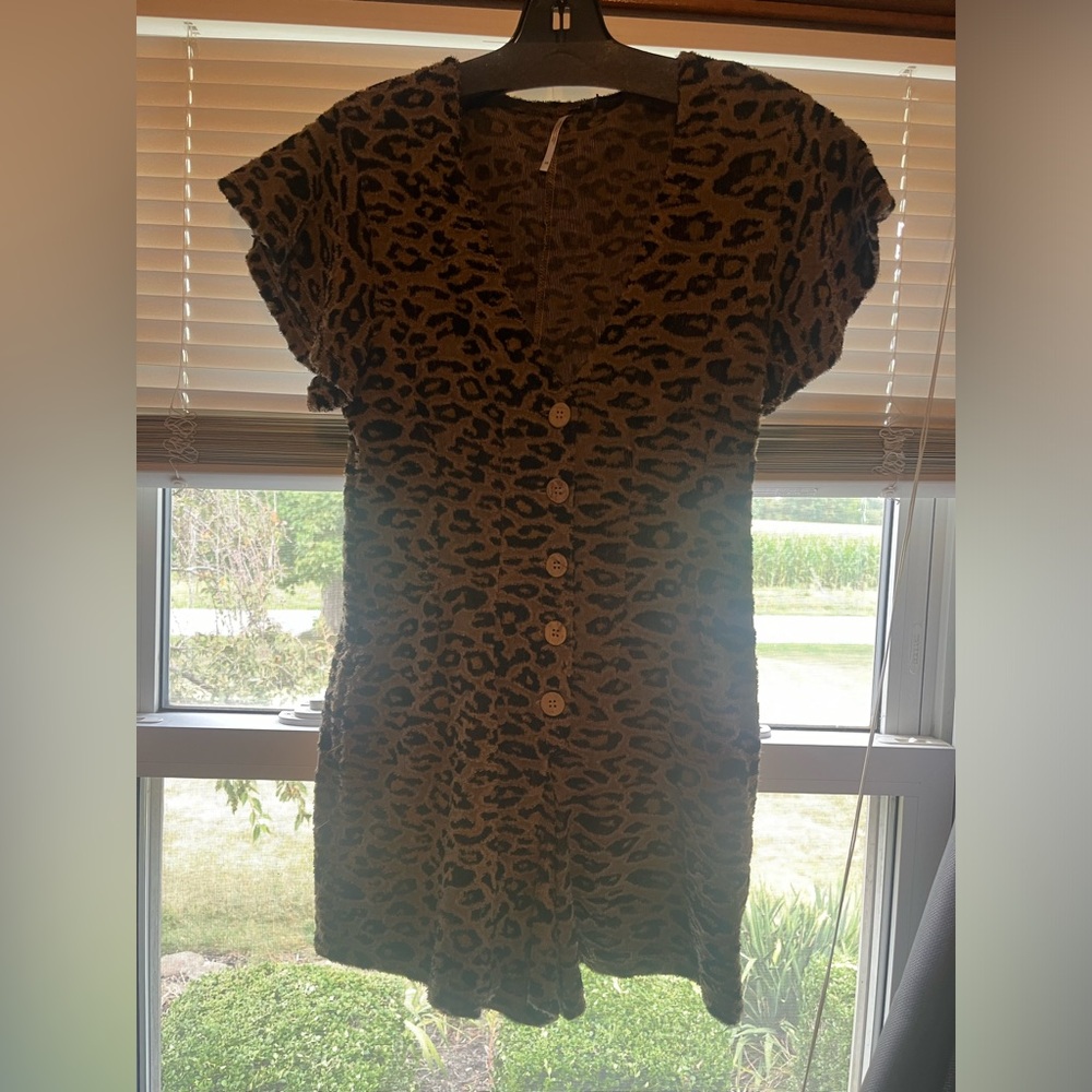 Free people cheetah romper